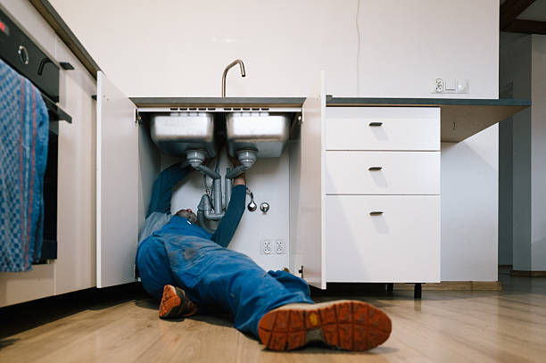 Professional Drain Cleaning technician working in Grapeland, TX